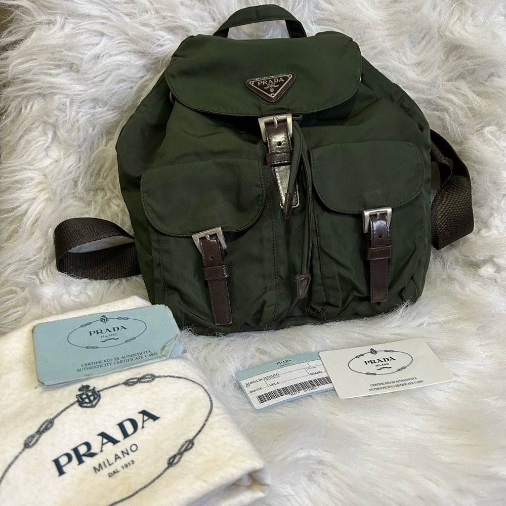 💚Authentic PRADA backpack. Made in ITALY.